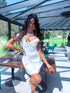 LUX kleita "WHITE SUMMER"
